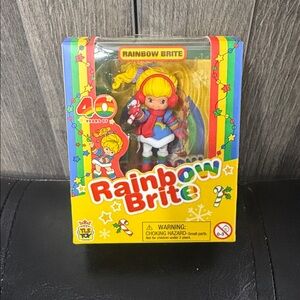 New CheeBee Rainbow Brite Holiday Christmas Winter Collectible In Original Box